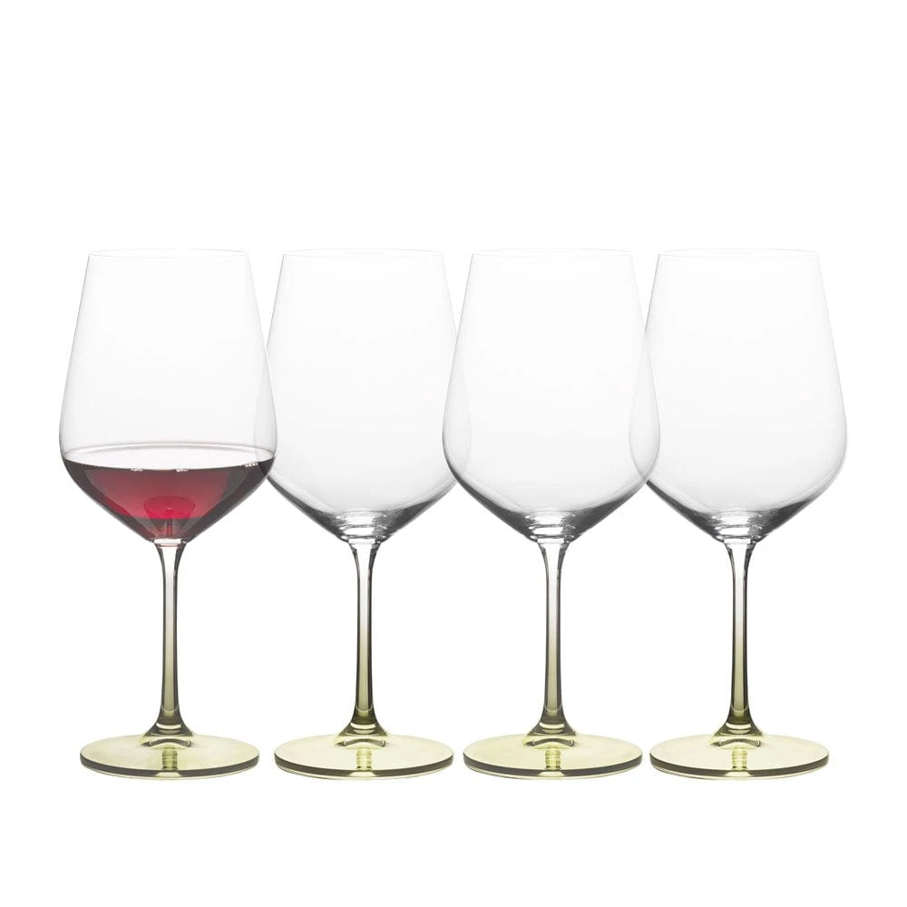 MIKASA Gianna Ombre Sage Set Of 4 Red Wine Glasses 3 MIKASA Gianna Ombre Sage Set Of 4 Red Wine Glasses