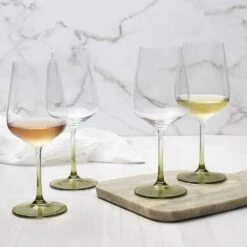 Tableware Shop -Tableware Shop gianna ombre sage set of 4 white wine glasses 5289778 2
