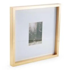 MIKASA Gold 15 X 15 Gallery Square Frame, Matted To 5 X 7 -Tableware Shop gold matted gallery square frame 5 x 7 5247760 4