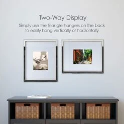 MIKASA Gold Mirror 16 X 20 Gallery Frame, Matted To 8 X 10 -Tableware Shop gold mirror 17 x 21 gallery frame matted 8 x 10 5256439 4