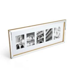MIKASA Gold Mirror 5 Openings Collage Gallery Frame -Tableware Shop gold mirror 5 openings collage gallery frame 5256443 6