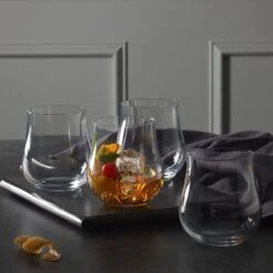 MIKASA Grace Set Of 4 Double Old Fashioned Whiskey Glasses -Tableware Shop grace set of 4 double old fashioned whiskey glasses 5290389 2