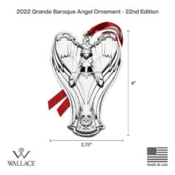 Grande Baroque 2022 Sterling Angel Ornament 22nd Edition -Tableware Shop grande baroque 2022 sterling angel ornament 22nd edition 5291991L 4