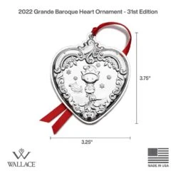 Grande Baroque 2022 Sterling Heart Ornament 31st Edition -Tableware Shop grande baroque 2022 sterling heart ornament 31st edition 5291993L 4