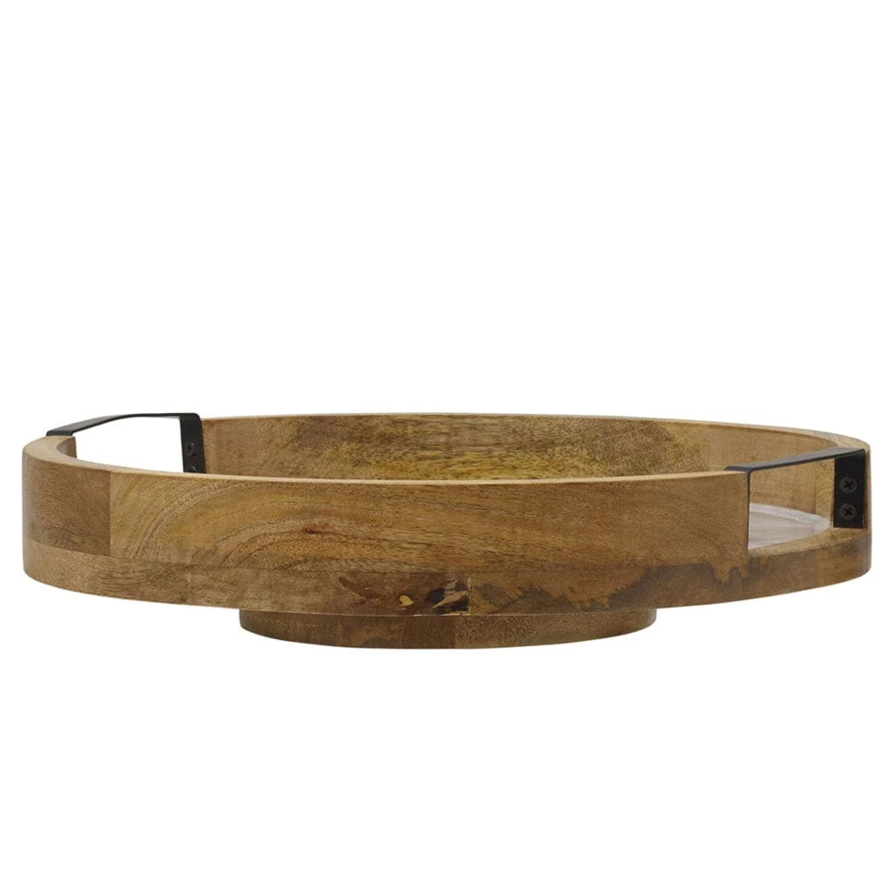 Gray Marble Lazy Susan Serve Tray 8 Gray Marble Lazy Susan Serve Tray - Image 6