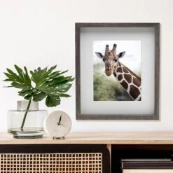 MIKASA Gray 12 X 14 Gallery Frame, Matted To 8 X 10 -Tableware Shop gray matted small gallery frame 8 x 10 5204424 2