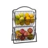 Grid 2 Tier Storage Basket -Tableware Shop grid 2 tier storage basket 5292301 1