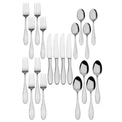 MIKASA Hamilton 20 Piece Flatware Set -Tableware Shop hamilton 20 piece flatware set 5112644 5