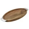 Hammersmith Wood Oval Platter With Handles -Tableware Shop hammersmith wood oval platter with handles 5285185 1