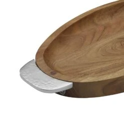 Hammersmith Wood Oval Platter With Handles -Tableware Shop hammersmith wood oval platter with handles 5285185 3