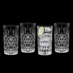 MIKASA Harding Set Of 4 Collins Tumbler Glasses -Tableware Shop harding set of 4 collins tumbler glasses 5296436 3