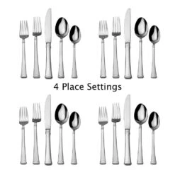 MIKASA Harmony 20 Piece Flatware Set, Service For 4 -Tableware Shop harmony 20 piece flatware set service for 4 5110575 2