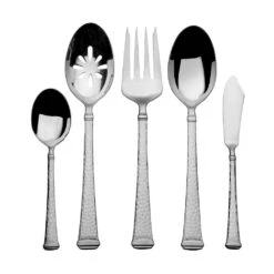 MIKASA Harmony Hammered 65 Piece Flatware Set, Service For 12 -Tableware Shop harmony hammered 65 piece flatware set service for 12 5295739 4