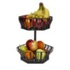 Hex 2 Tier Storage Basket -Tableware Shop hex 2 tier storage basket 5291765 1