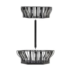Hex 2 Tier Storage Basket -Tableware Shop hex 2 tier storage basket 5291765 4