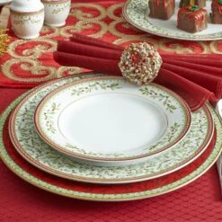 MIKASA Holiday Traditions Set Of 4 Dinner Plates -Tableware Shop holiday traditions set of 4 dinner plates K4L3475 201 3