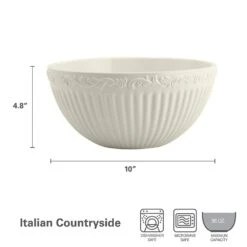 MIKASA Italian Countryside® 10 Inch Serve Bowl -Tableware Shop italian countryside 10 inch serve bowl 5085633 4