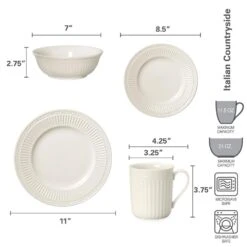 MIKASA Italian Countryside® 16 Piece Dinnerware Set, Service For 4 -Tableware Shop italian countryside 16 piece dinnerware set service for 4 5185369 4
