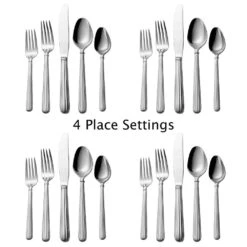 MIKASA Italian Countryside® 20 Piece Flatware Set, Service For 4 -Tableware Shop italian countryside 20 piece flatware set service for 4 5100239 3