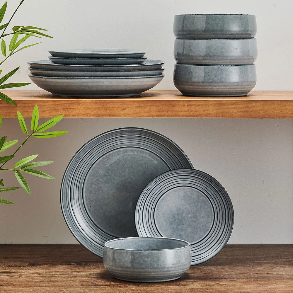 MIKASA Jensen 12 Piece Dinnerware Set, Service For 4 5 MIKASA Jensen 12 Piece Dinnerware Set, Service For 4 - Image 3