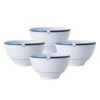 MIKASA Jet Set Blue Set Of 4 Soup Cereal Bowls -Tableware Shop jet set blue set of 4 soup cereal bowls K45171302 1