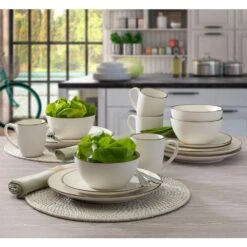 Juliana Cream 16 Piece Dinnerware Set, Service For 4 -Tableware Shop juliana cream 16 piece dinnerware set service for 4 5203766 3