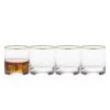 MIKASA Julie Gold Set Of 4 Double Old Fashioned Whiskey Glasses -Tableware Shop julie gold set of 4 double old fashioned whiskey glasses 5289860 1