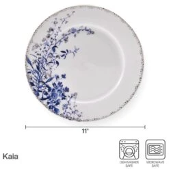 MIKASA Kaia Platinum Set Of 4 Dinner Plates -Tableware Shop kaia platinum set of 4 dinner plates 5289086 5