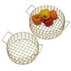 Kendall Set Of 2 Gold Centerpiece Baskets -Tableware Shop kendall set of 2 gold centerpiece baskets 5286830 1