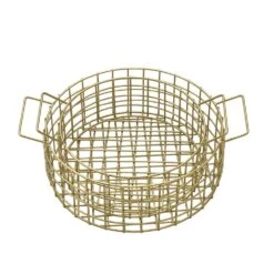 Kendall Set Of 2 Gold Centerpiece Baskets -Tableware Shop kendall set of 2 gold centerpiece baskets 5286830 4