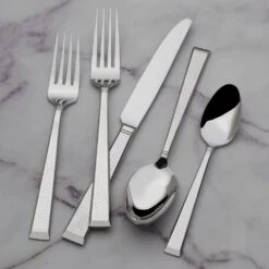 MIKASA Kyler 65 Piece Flatware Set, Service For 12 -Tableware Shop kyler 65 piece flatware set service for 12 5154353 3