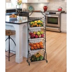 Laguna 4 Tier Adjustable Standing Storage Rack -Tableware Shop laguna 4 tier adjustable standing storage rack 5287005 2