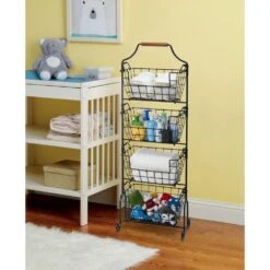 Laguna 4 Tier Adjustable Standing Storage Rack -Tableware Shop laguna 4 tier adjustable standing storage rack 5287005 4