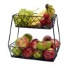 Lattice Farm Flat Back 2 Tier Storage Basket -Tableware Shop lattice farm flat back 2 tier storage basket 5290926 1