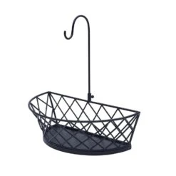 Lattice Farm Flat Back Fruit Storage Basket With Banana Hook -Tableware Shop lattice farm flat back fruit basket with banana hook 5290927 3
