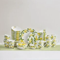 MIKASA Lemons 40 Piece Dinnerware Set, Service For 8 -Tableware Shop lemons 40 piece dinnerware set service for 8 5290862 2