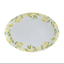 MIKASA Lemons Oval Serving Platter, 14 Inch -Tableware Shop lemons oval serving platter 14 inch 5280301 3