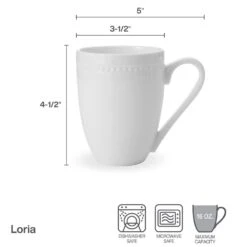 MIKASA Loria Set Of 4 Mugs -Tableware Shop loria set of 4 mugs K45291603 4