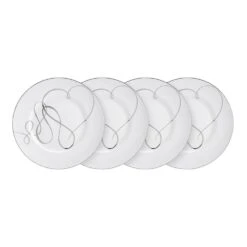 MIKASA Love Story Set Of 4 Salad Plates