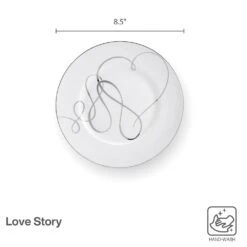 MIKASA Love Story Set Of 4 Salad Plates -Tableware Shop love story set of 4 salad plates 5293351 4