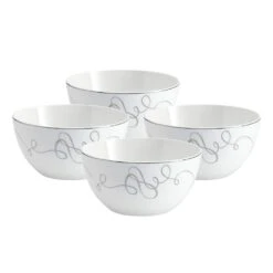 MIKASA Love Story Set Of 4 All Purpose Bowls