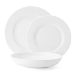 MIKASA Lucerne White 12 Piece Dinnerware Set, Service For 4 -Tableware Shop lucerne white 12 piece dinnerware set service for 4 5289380 4