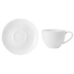 MIKASA Lucerne White Tea Cup And Saucer 10 MIKASA Lucerne White Tea Cup And Saucer -Tableware Shop lucerne white tea cup and saucer 5292752 2