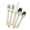 MIKASA Lucia Satin Gold 20 Piece Flatware Set, Service For 4