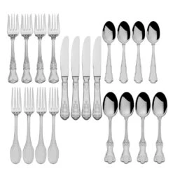 Luxe 20 Piece Flatware Set, Service For 4 -Tableware Shop luxe 20 piece flatware set service for 4 5084512 3