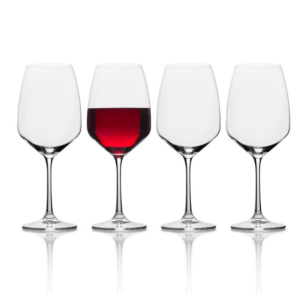 MIKASA Melody Set Of 4 Red Wine Glasses 3 MIKASA Melody Set Of 4 Red Wine Glasses