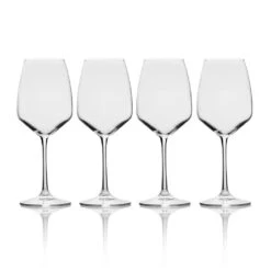 MIKASA Melody Set Of 4 White Wine Glasses -Tableware Shop melody set of 4 white wine glasses 5275783 3