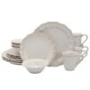 MIKASA Mila 16 Piece Dinnerware Set, Service For 4 -Tableware Shop mila 16 piece dinnerware set service for 4 5267529 1