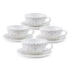 MIKASA Millie Gold Set Of 4 Cups And Saucers -Tableware Shop millie gold set of 4 cups and saucers 5289326 1