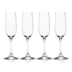 MIKASA Napoli Set Of 4 Flute Glasses